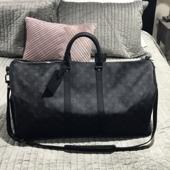 louis vuitton keepall 45 monogram eclipse
